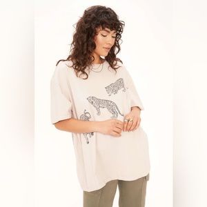 Project Social T Tiger Oversized Tee Urban Outfitters